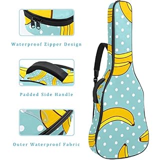 Housse de protection en éponge épaisse imperméable pour guitare acoustique électrique basse classique, Multicolore 03… - Les Beatles, Paul McCartney, John Lennon, RIngo Starr, George Harrison Housse de protection en éponge épaisse imperméable pour guitare acoustique électrique basse classique, Multicolore 03… – Image 4