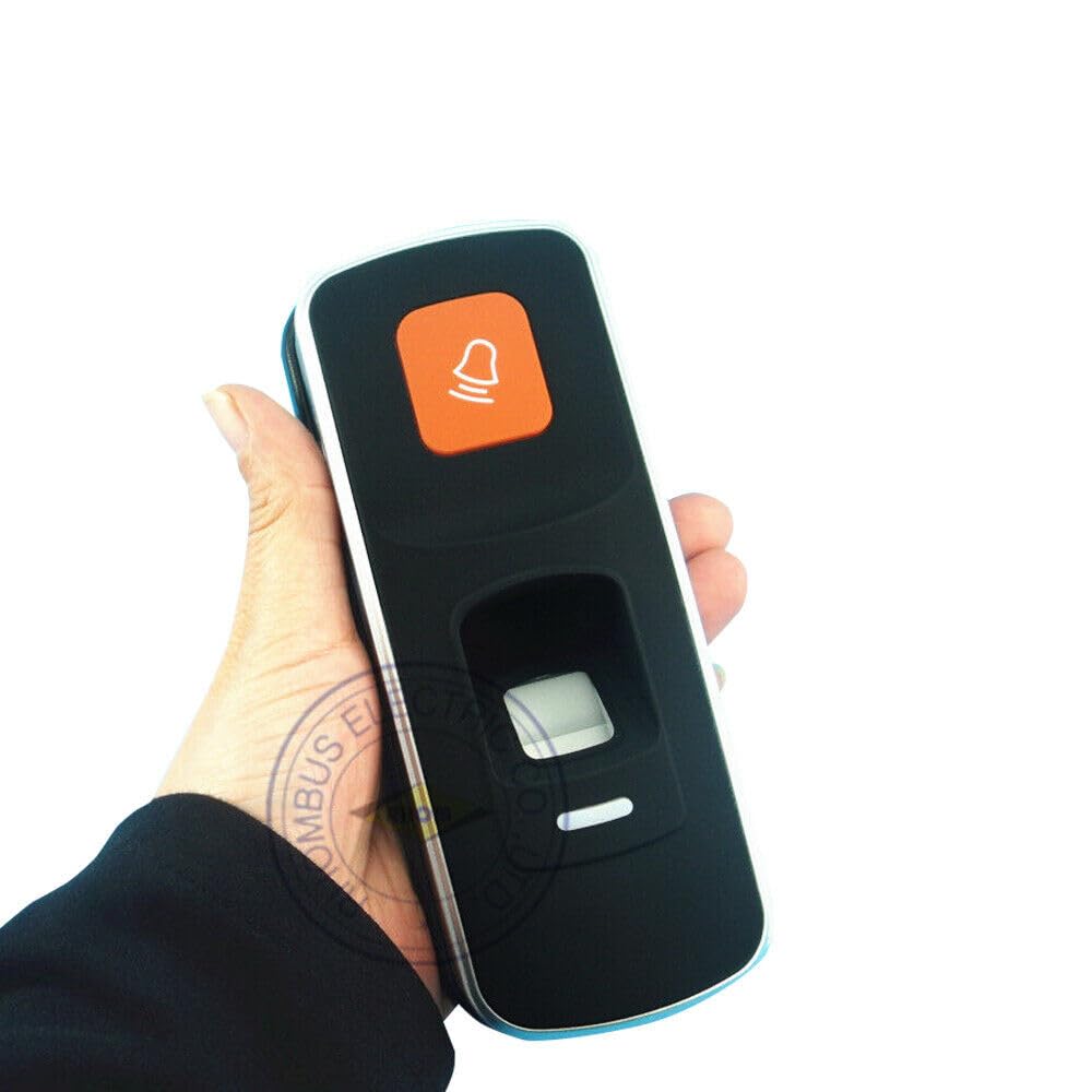 Sistema de control de asistencia de acceso con lector de tarjetas de identificación RFID y huellas dactilares
