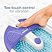 Conair Soothing Pedicure Foot Spa Bath with Soothing Vibration Massage, Deep Basin Relaxing Foot Massager with Jets, Blue/White