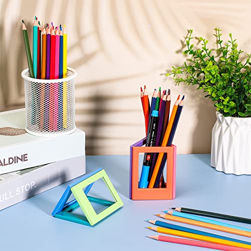 Konohan 6 Packs Magnetic Photo Picture Frame Refrigerator Magnets Holds 3.5 X 2.6 Inch Colorful Mini Table Picture Frames Fridge Magnetic Photo Frames Compatible With Fujifilm Instax Small Polaroid #TOP6