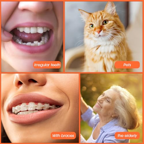 Ouligay 5 Stück Tuft Zahnbürste Einbüschelbürste Getuftet Bürste Weich Büschelzahnbürste Kleine Tuft Toothbrush Zwischenräum Zahnbürste Zahnlücke Bürste für Zahnspange