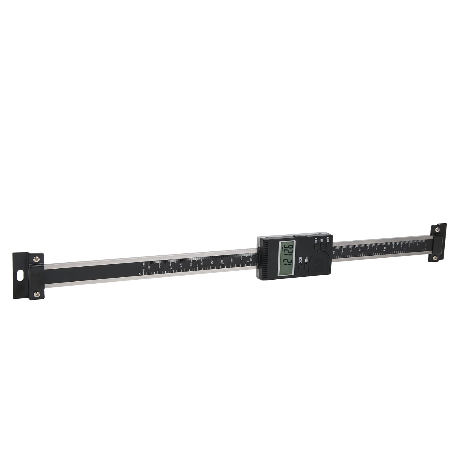 Calibrador Vernier digital Herramienta de medición con pantalla LCD Lectura métrica de 0 300 mm en pulgadas para máquinas herramientas Aleación de aluminio y plástico