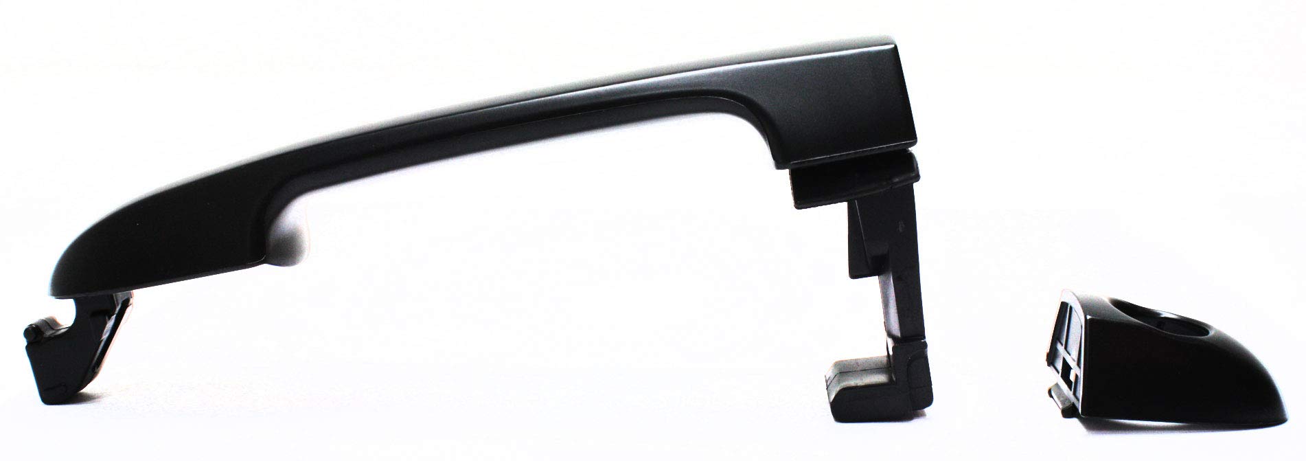 Outside Door Handle For 2011 Hyundai Elantra - Front Driver Side, Black, W/ Key Hole