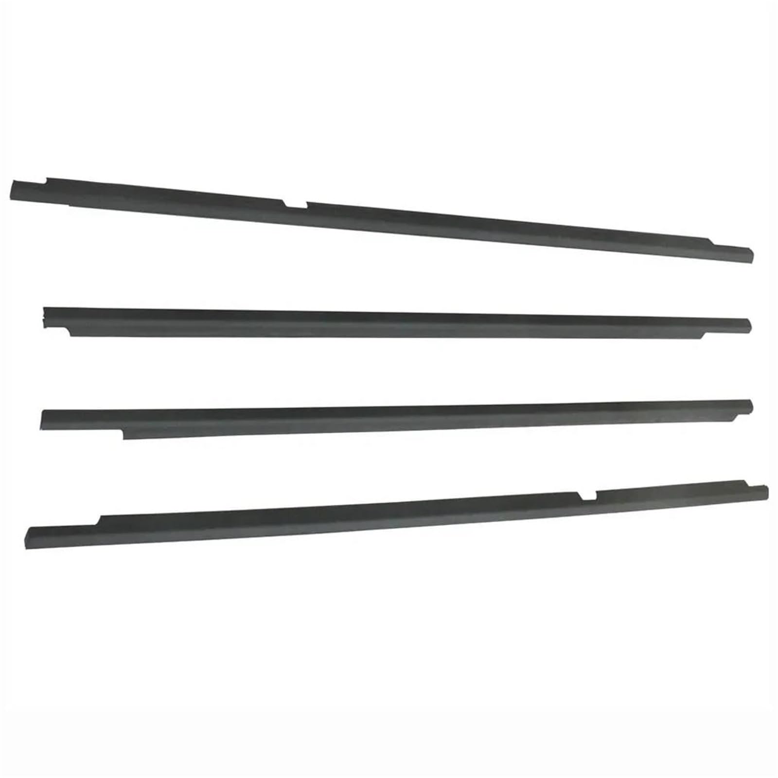 Qibbei One Color 4 Pcs Black Car Outside Windows For Land For Cruiser Lc100 1998-2007 Rubber Glass Weatherstrip Seal 75740-60030