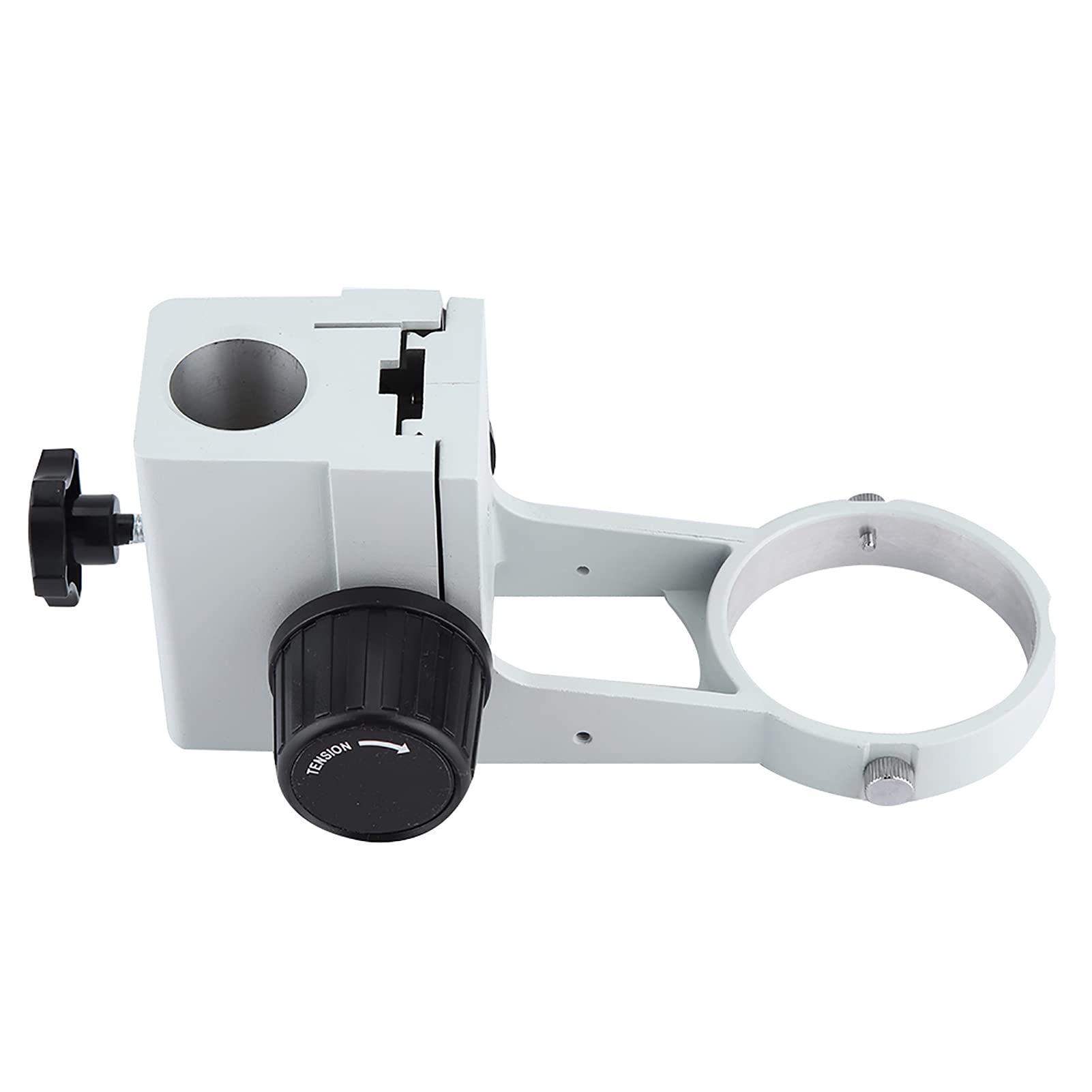 Keenso Soporte de Microscopio Estéreo para Enfoque, Soporte Duradero y Estable para Lentes Microscópicos, Enfoques Que Cambian Discrecionalmente, Adecuado para Laboratorio e Investigación, Material