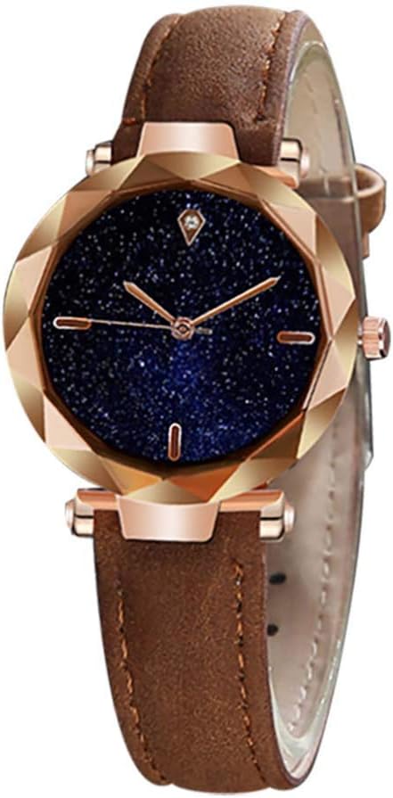 Bokeley Wrist Watches for Women Fashion Women Leather Casual Watch Luxury Analog Quartz Crystal Wri stwatch (G)