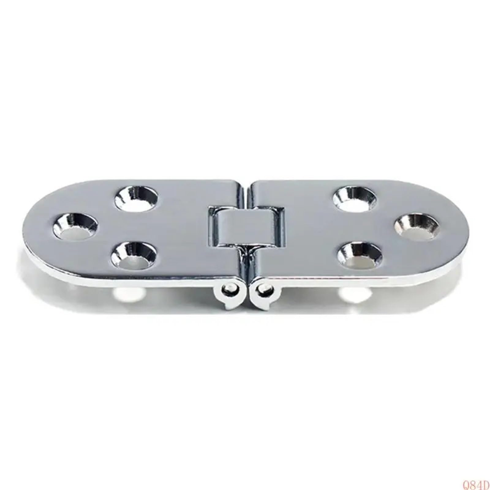 Adjustable Cabinet Door Concealed Hinge 180 Degree Furniture Hinges Folding Table Flush Mounted Hardware for Folding Furniture(Silver)