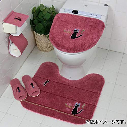 センコー　ペーパーホルダーカバー 魔女の宅急便 ひるさがり　78354　ローズ 魔女の宅急便 花さんぽ ペーパーホルダーカバー（ピンク） | センコー