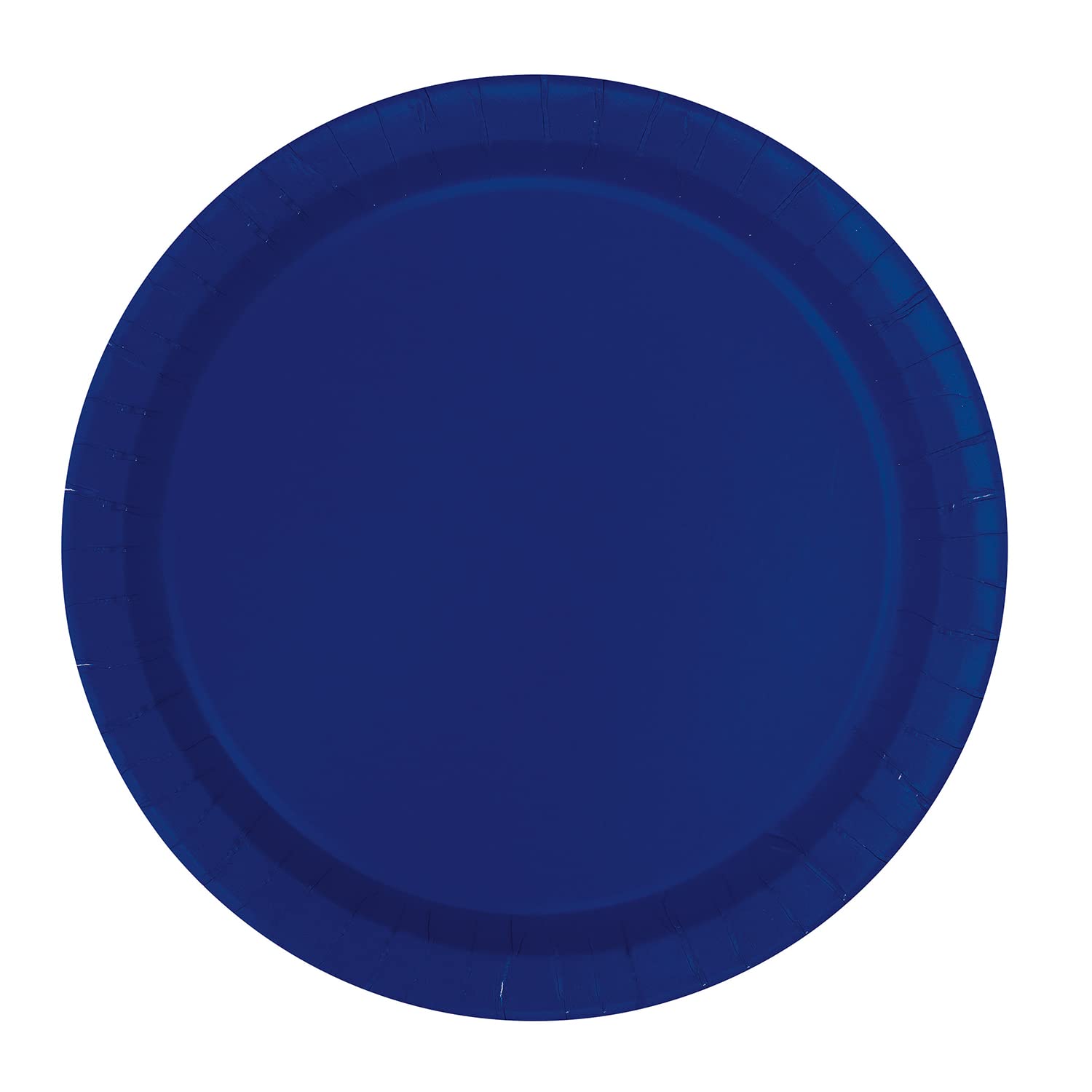 Trimming Shop 7" Heavy Duty Round Dessert Plates Navy Blue Disposable Plates 18cm, 20 Pack - Colour Themed Paper Tableware for BBQs, Weddings, Anniversary, Birthday, Multipurpose Occasions — image 1