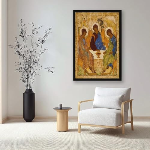 The Holy Trinity Andrei Rublev cadre toile décoration salon maison