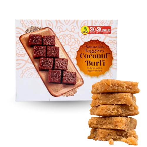 Best Indian Sweets to Make for Festive Guests 20 Sk Sweets - Coconut Jaggery Burfi | Traditional South Indian Mith...