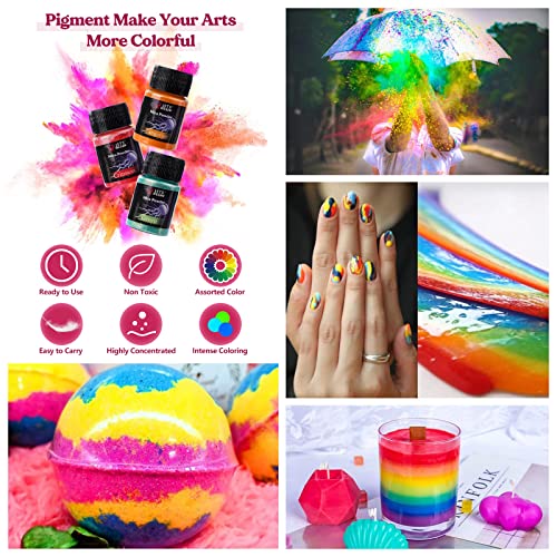 Let's Resin Epoxy Resin Starter Kit For Beginners, 44Oz Resin Art Kit For Craft,Fast Cure Resin For Coating,Jewelry,Tumbler,Paintings, Crystal Clear Casting Resin With Cups, Pigment Powder #TOP3