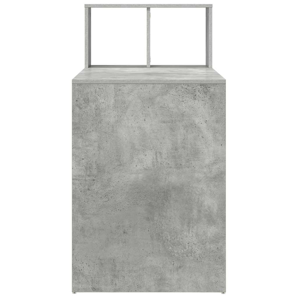 Biurko Szary Cement Drewniany Inżynieria 108 x 55 x 103,5 cm do komputera
