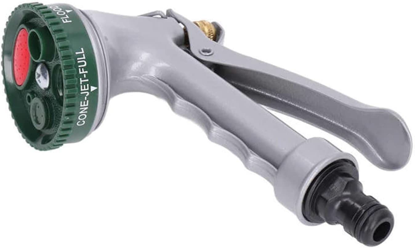 Pistola for Tubo Flessibile, Pistola a spruzzo, ugello for Tubo da Giardino Spruzzatore d'Acqua Facile Installazione Flessibile Regolabile for Giardino for irrigatori da Prato