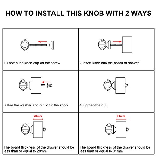 Uxcell 1 Piece Vintage Shabby Knobs Blue And White Floral Hand Painted Ceramic Pumpkin Cupboard Wardrobe Cabinet Drawer Door Handles Pulls #TOP2