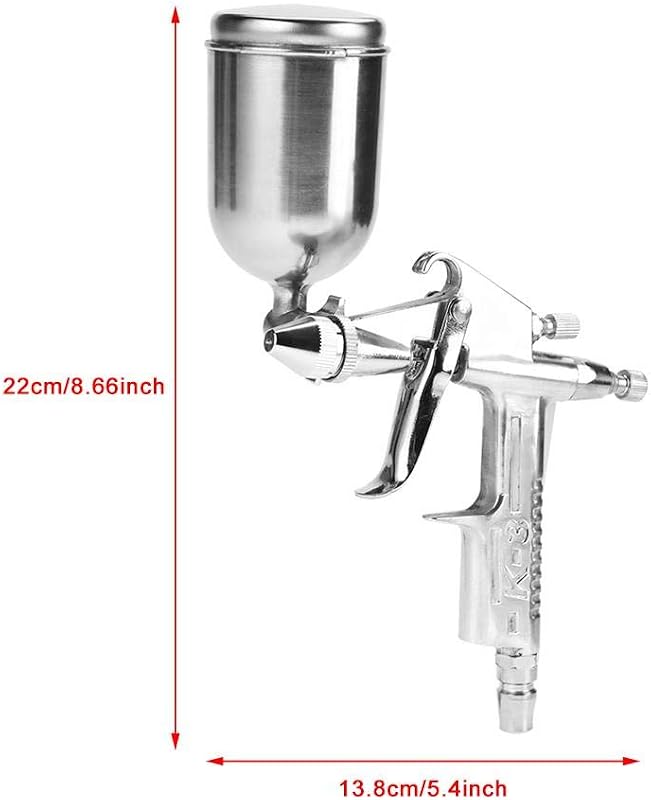 VIFER festékszóró pisztoly 0,5mm fúvókával, 125ml mini spray gun, precíziós festéshez