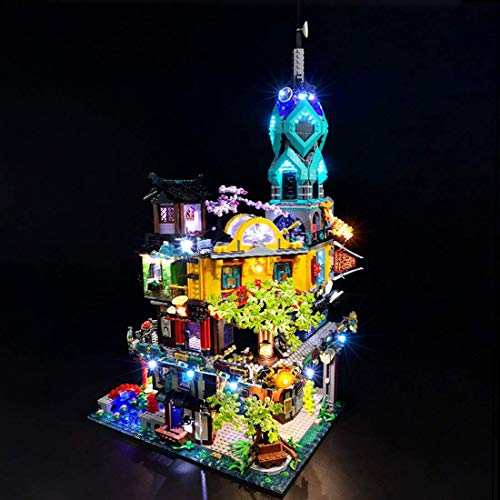 LED-Lichter-Set für LegoCity Gärten, Beleuchtungs-Kit kompatibel mit Lego 71741 (Lego Modell nicht im Lieferumfang…