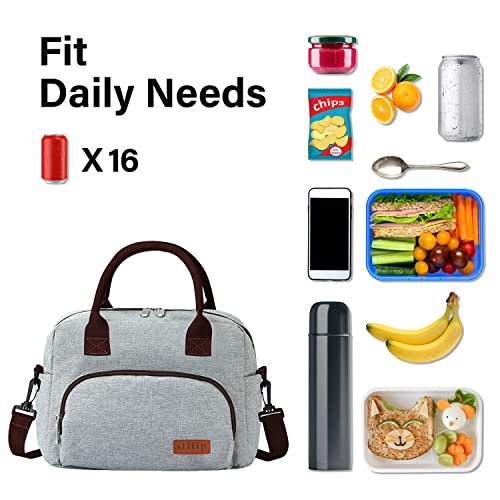 Siltamu Lunch Bag Women,Lunch Bags For Women With An Adjustable Shoulder Strap, Lunch Box For Women, Insulated Lunch Bag Can Be Used For The Office On Picnics, Womens Lunch Bag #TOP2