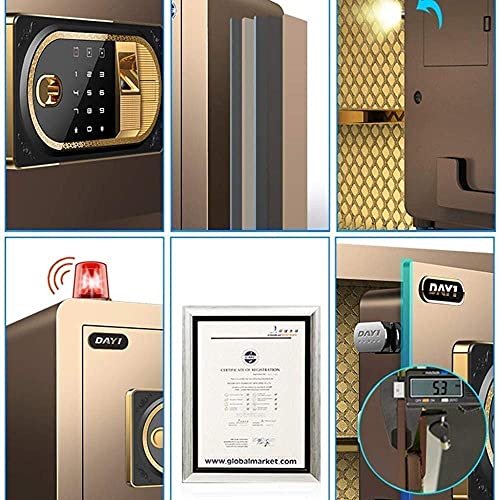 Coffre-fort électronique à empreinte digitale CLSDRZC pour la sécurité à domicile - 2