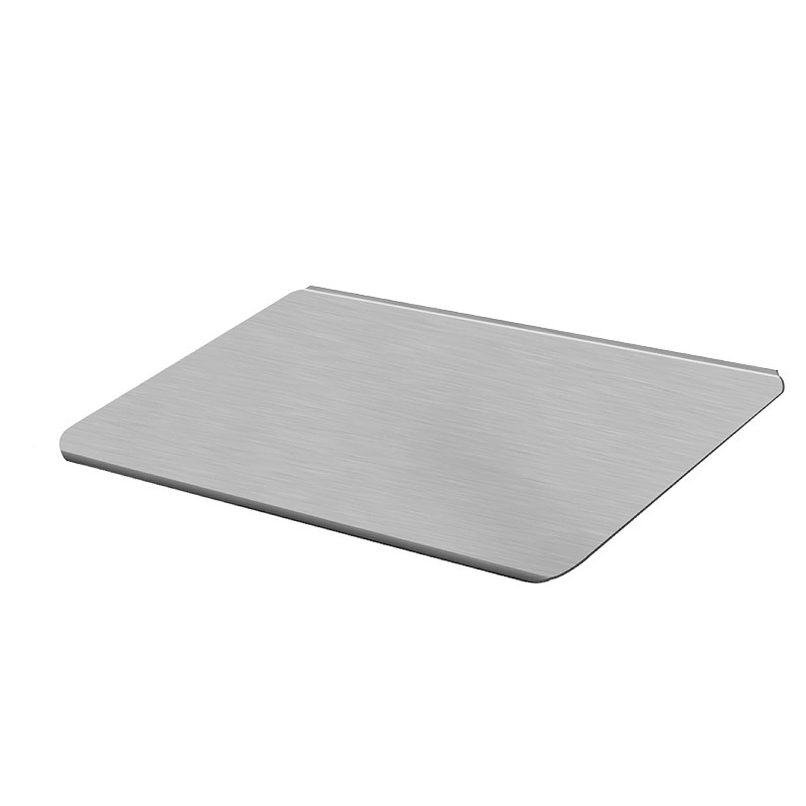 Tablas cortar diseño curvado, tablas cortar multifuncionales for cocina,tablas cortar de acero inoxidable antideslizantes, disponibles por dos lados,fáciles limpiar, aptas for amasar(76*51cm/29.96*20i