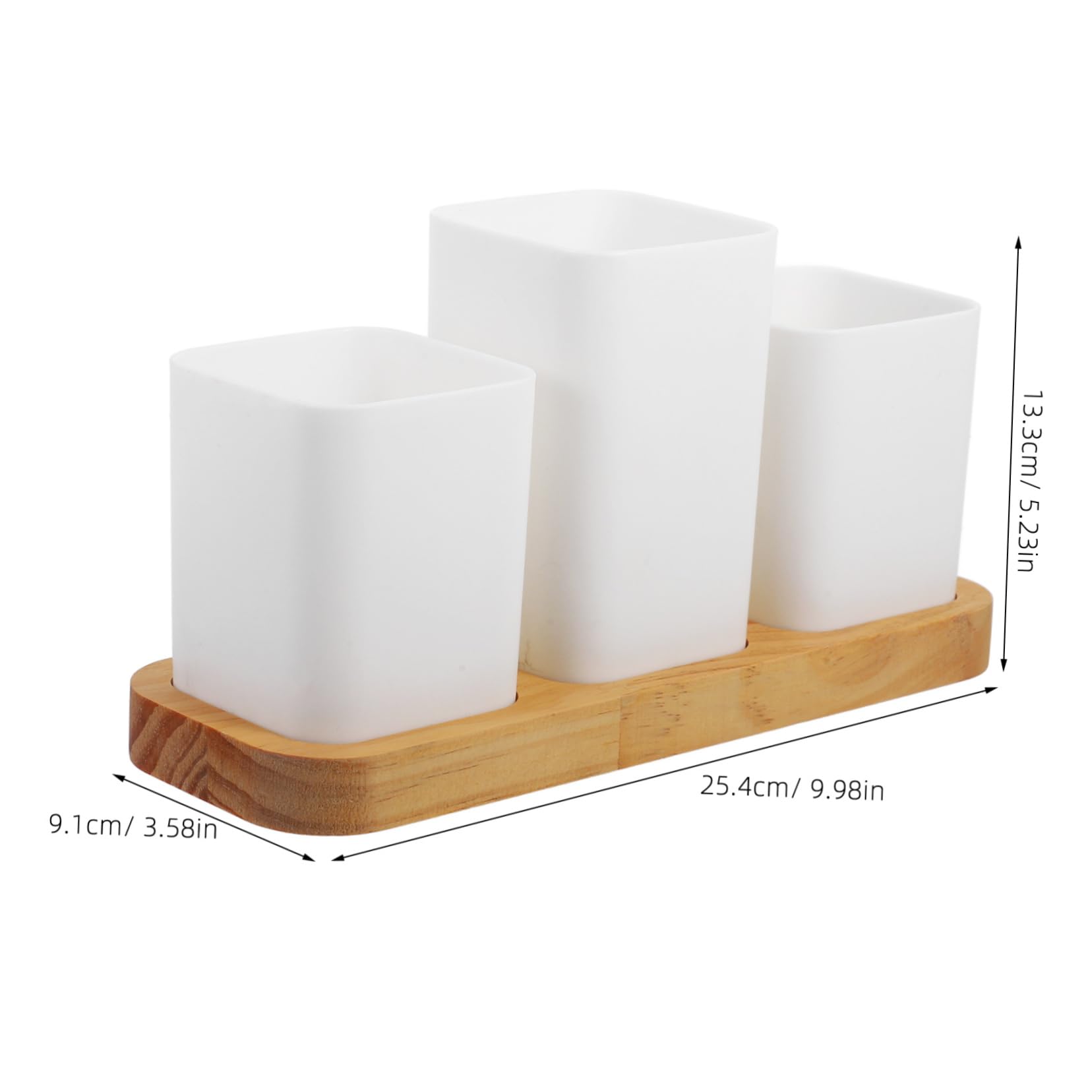 Unomor 1Set Chopstick Organizer with Base Sturdy Construction Modern Design for Easy Access Tidy Kitchen Utensil Storage Dinnerware Holder for Chopsticks and Cutlery