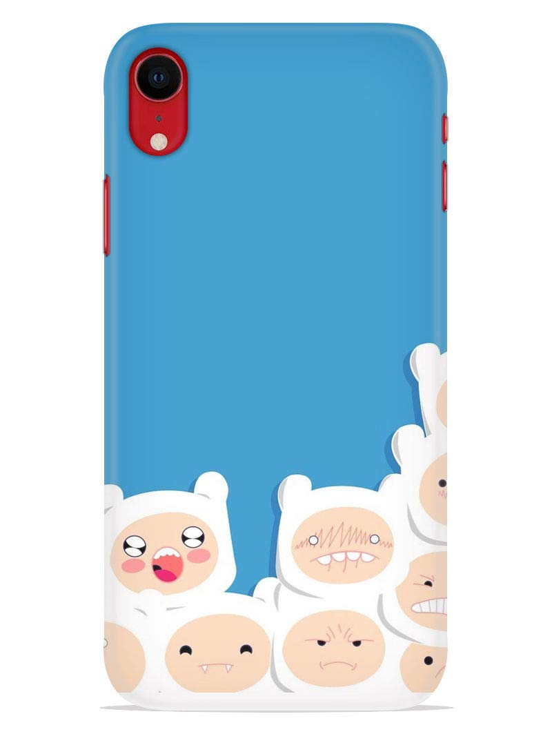 JugaaduStore Designer Printed Slim Fit Hard Case Back Cover for Apple iPhone XR | Cute Cuddly Bears (Polycarbonate)