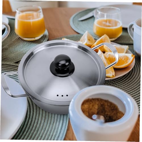 Veemoon Korean Noodle Pot with Lid - Stainless Steel Non-Stick Cookware for Home Pasta Cooking and Induction Ramen Preparation - Image 8