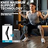 AOOWU Hinged Knee Support Brace, Adjustable Open Patella, Hinged Knee Support with Parallel Straps & Dual Side Stabilizers - Image 4