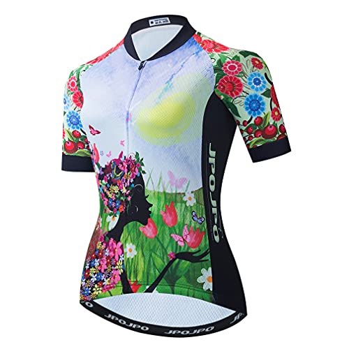 Maillot de cyclisme femme pour vos longues sorties de vélo sous le soleil
