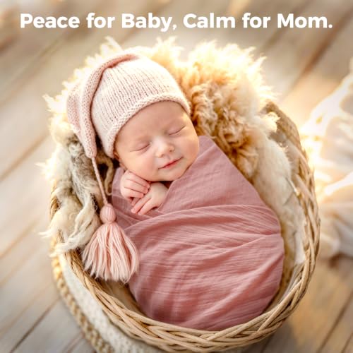 Image of Muslin Swaddle Blankets for Baby Boys and Girls, 4-Pack Breathable Soft Receiving Blanket Wrap, Baby Essentials, Registry & Gift, 47 x 47 inches Brown
