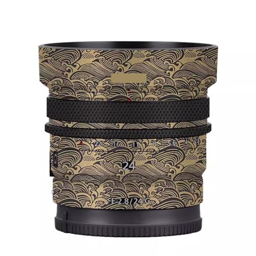 Film protection Sony FE 24mm F2.8 G anti-rayure doré ondulé pour objectif