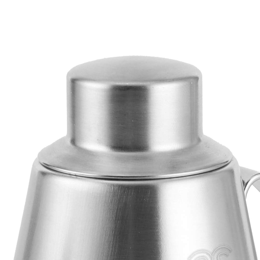 Stainless Steel Oil Bottle, Stainless Steel Household Kitchen Olive Oil Dispenser Bottle for Oil/Vinegar/Soy Sauce(18 oz (About 460ML)) - Image 4