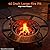 BALI OUTDOORS Fire Pit with Poker, 40 inch Outdoor Fire Pit Patio, Wood Burning Firepits for Outside with Grill