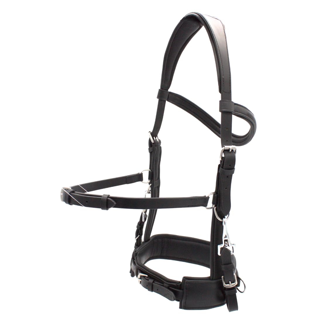 PFIFF 103115 Kappzaum Anatomic Soft-Shape, anatomisch, gepolstert, Schwarz, Full