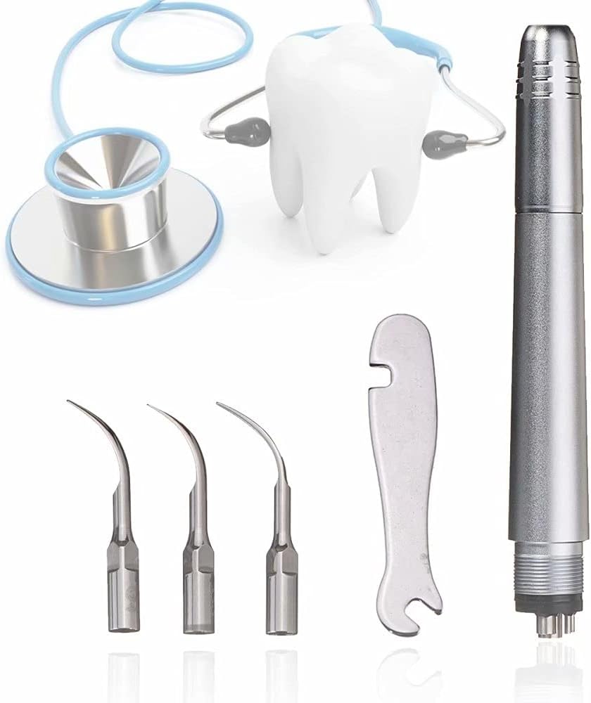 Low Noise Air Scaler with 3Pcs Work Tip G1G2G4 Exquisite Design - - 