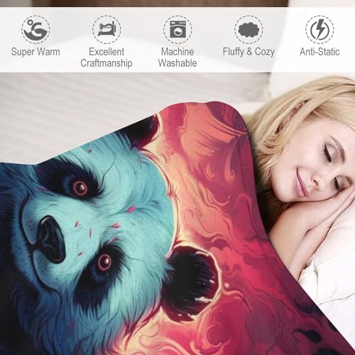 Couvre-lit Panda : finis les frissons sur votre canapé !