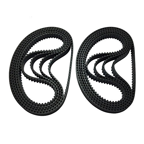 Bemonoc 2Gt Timing Belt 180-2Gt-6 Rubber L=180Mm W=6Mm 90 Teeth In Closed Loop For 3D Printer Pack Of 10Pcs #TOP2