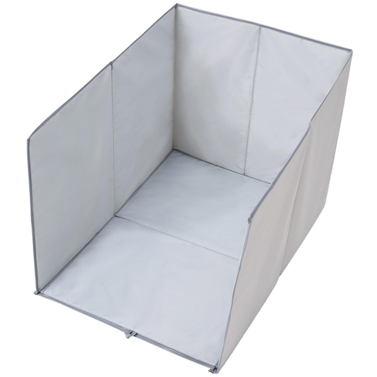 Protector de caja de arena para gatos a prueba de salpicaduras, tapete flexible de PVC, bandeja de instalación rápida, valla de barrera para el hogar, caja de espacio reducido, barrera contra