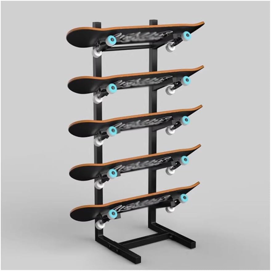 Snowboard Storage Rack，Snowboard Storage Rack,Floor-Standing Snowboard Rack, Free Standing for Skis/Skateboards/Scooter, Metal Sports Mat Storage Rack, for Home, Room, Garage ，Gym (Color : B