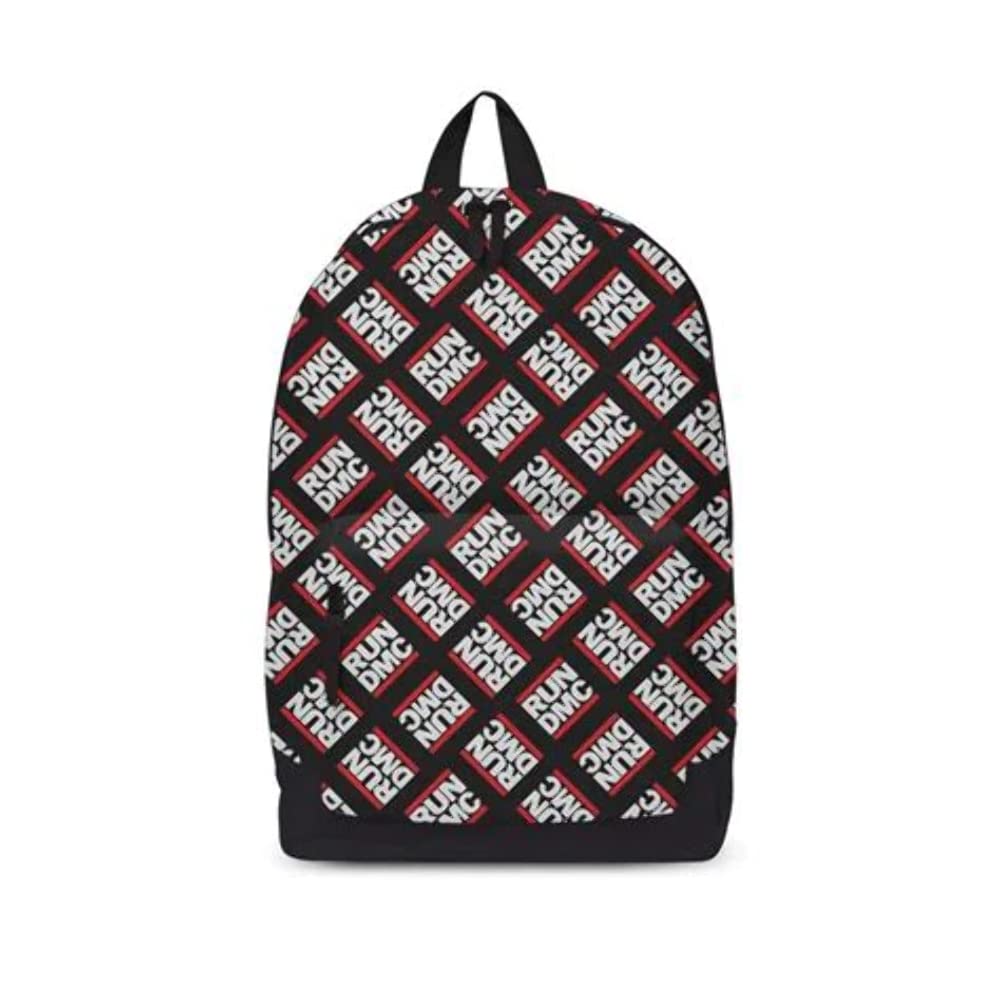 Run DMC Backpack - All Over Print, Black, 43cm x 30cm x 15cm