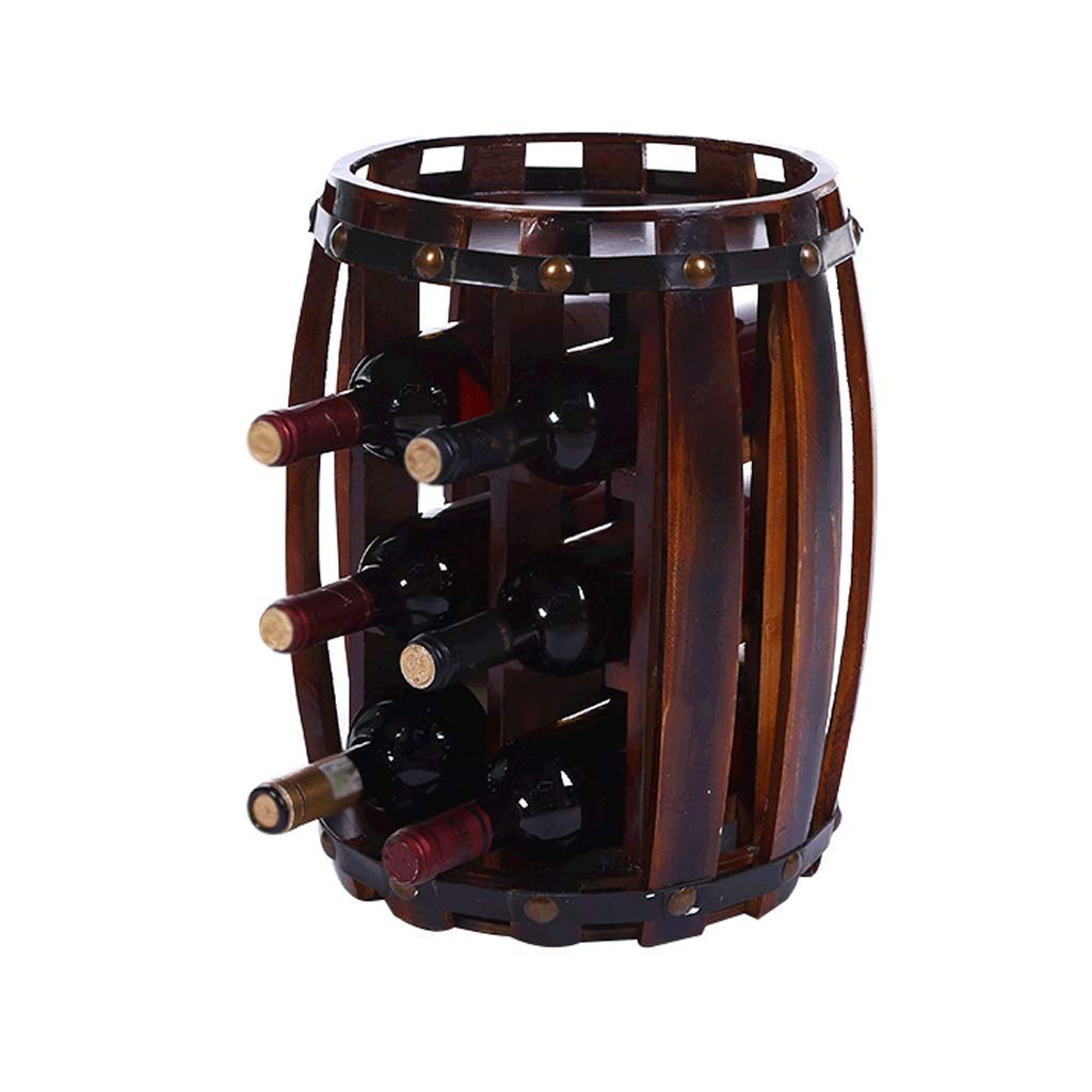 Generico portavini,portabottiglie, portabottiglie in Rovere, Utensili per Cantina (Dimensioni: 26 x 0026 27 x 0026 40 cm)