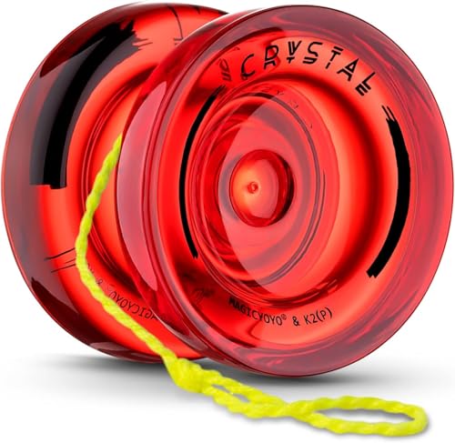 Image of MAGICYOYO 3 Pack Yoyos K2 Responsive for Kids Beginners (Black / Green / Red) | Dual Function Trick Yoyo for Adults with Replacement Unresponsive Bearings (Advanced) +18 Strings + 3 Bags