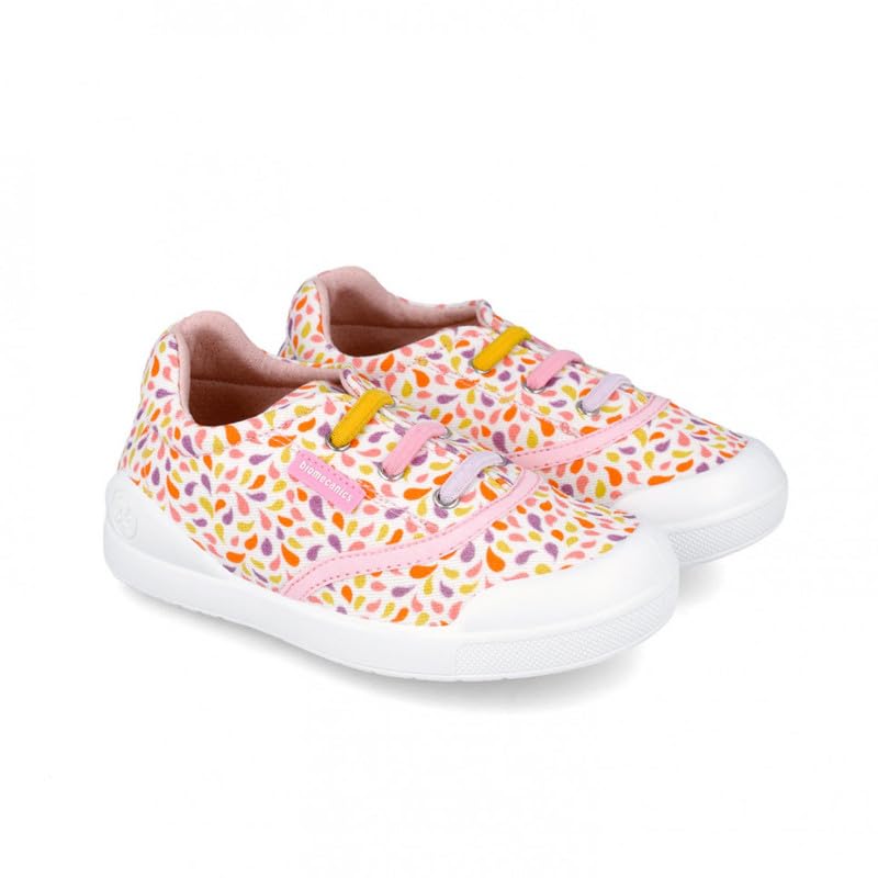 Biomecanics - 242294 Scarpa stampata per bambina con chiusura a lacci - Made in Spain.