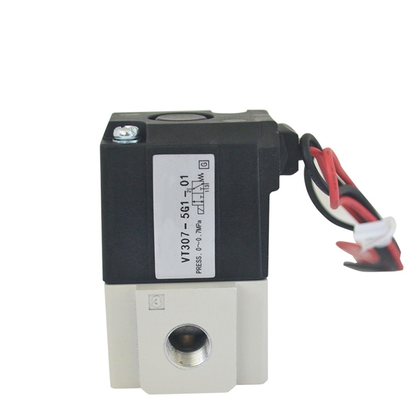 Solenoid Valve 2 Positon 3 Way VT307-5G-01 VT307-5G-02 VT307-3G-01 VT307-3G-02 VT307-4G-01 VT307-4G-02 VT317 1Pcs(Color:VT307V-5G-02)