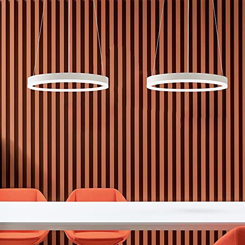 STARRYOL Modern Pendant Light LED Pendant Light Adjustable White 20 W for Living Room Dining Room Bedroom - Image 3