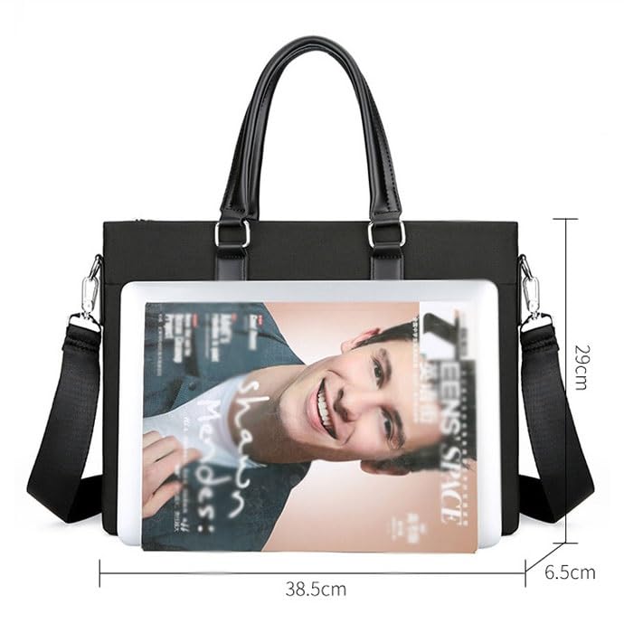 JSEIAJB Briefcase Men's Oxford Cloth Portable Large Capacity Men's Bag File Bag Men's Business2