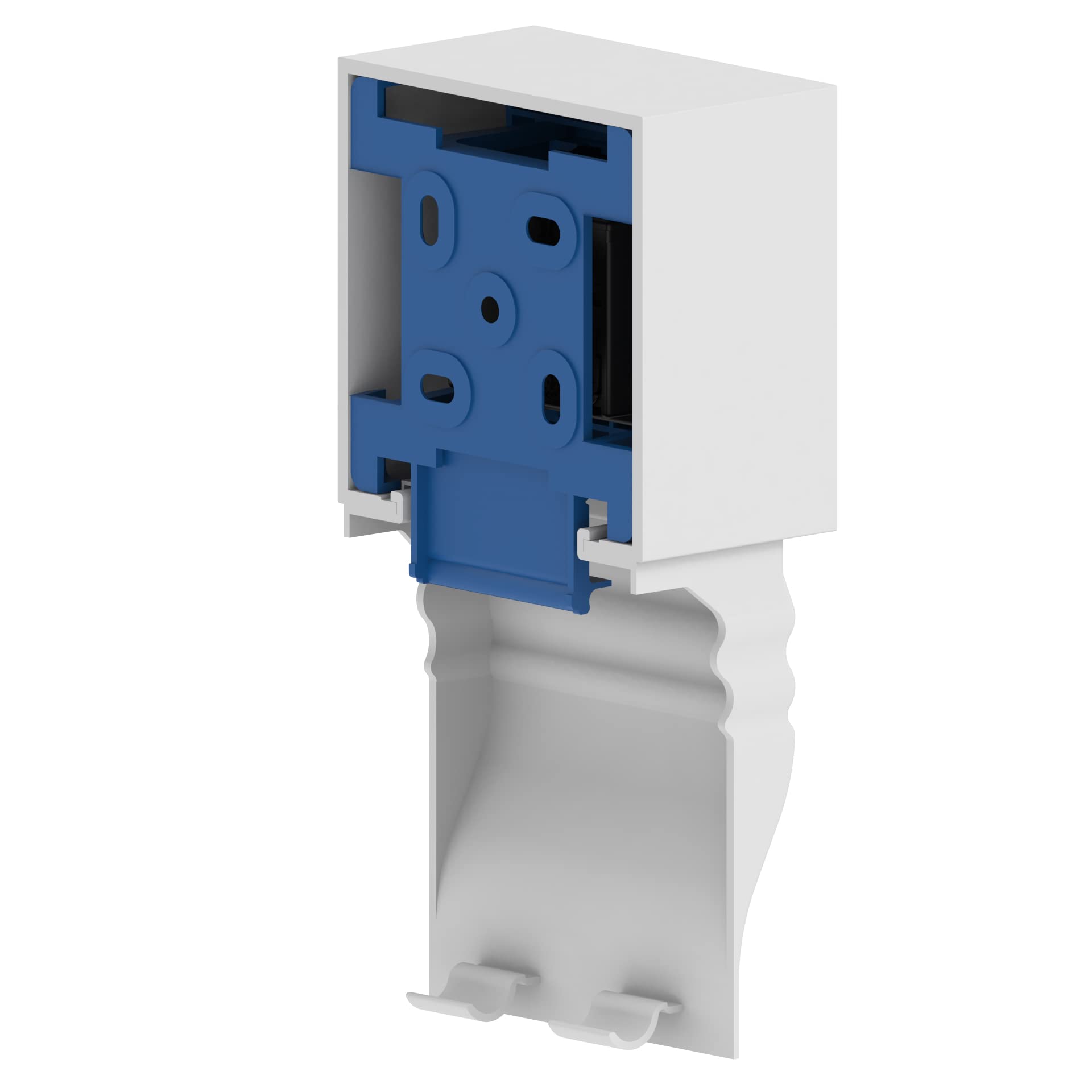 Battiscopa In PVC 20x80 Mm Con Canalina Cavi | Bianco, 4 Pezzi Da 1.5 M - Per Cablaggio Invisibile - Foto 4