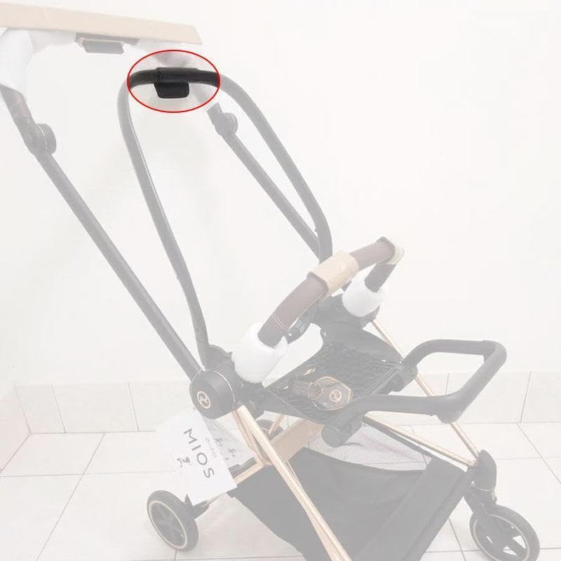 Cybex Vervangende handgreep voor Priam/Balios/Mios kinderwagen, zwart, duurzame accessoires