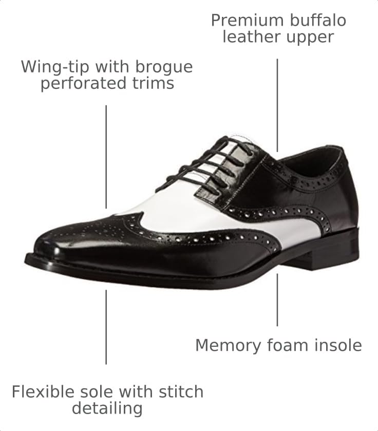 Image of STACY ADAMS Men's Tinsley Wingtip Oxford