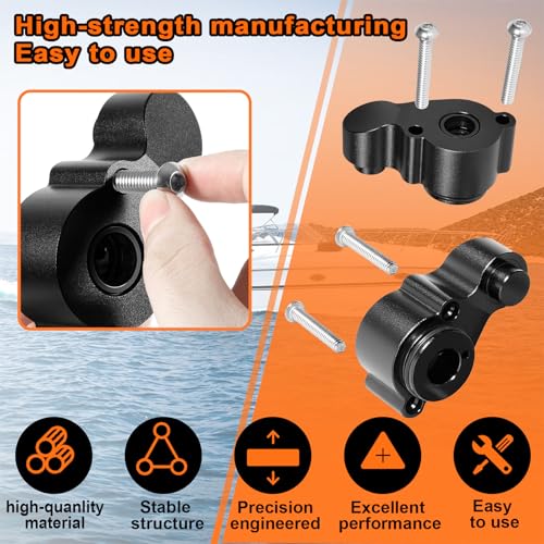 Image of YMT HP4600 Cylinder Gland Kit and HF4202 Bleeder Tee Kit Compatible with BayStar Compact Cylinder HC4645H HC4648H HC4658H Teleflex Marine